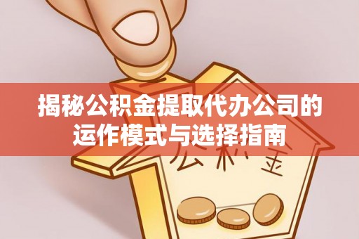 兰陵揭秘公积金提取代办公司的运作模式与选择指南