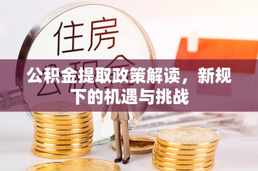 兰陵公积金提取政策解读，新规下的机遇与挑战