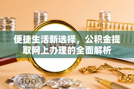 兰陵便捷生活新选择，公积金提取网上办理的全面解析