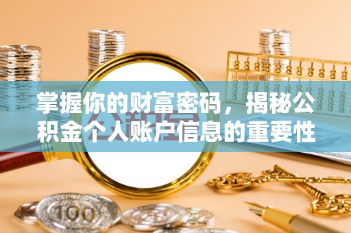 兰陵掌握你的财富密码，揭秘公积金个人账户信息的重要性