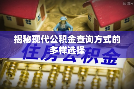 兰陵揭秘现代公积金查询方式的多样选择