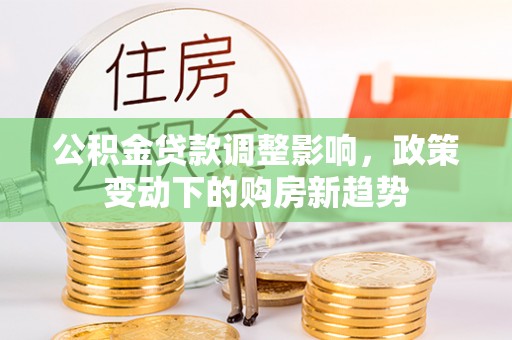 兰陵公积金贷款调整影响，政策变动下的购房新趋势