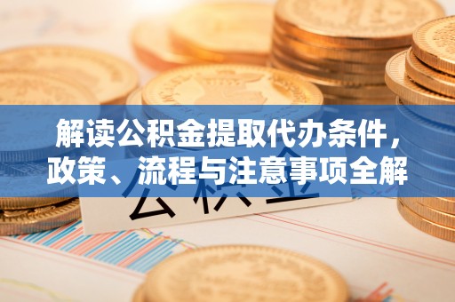 兰陵解读公积金提取代办条件，政策、流程与注意事项全解析