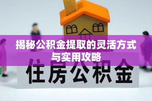 兰陵揭秘公积金提取的灵活方式与实用攻略