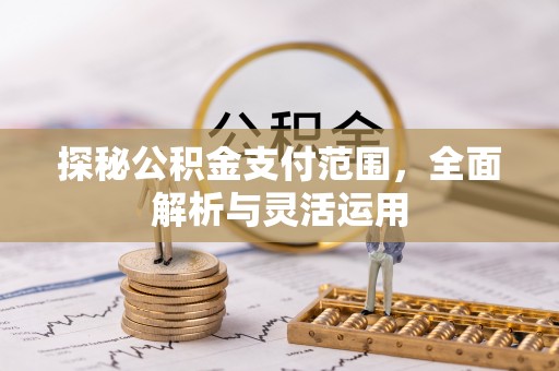 兰陵探秘公积金支付范围，全面解析与灵活运用